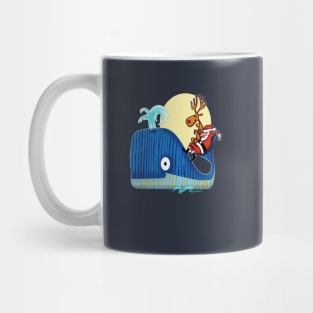 Santa Claus comes from the Sea Mug